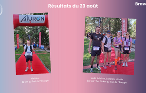 Résultats du 23 août 2026